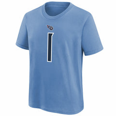 Cam Ward Youth 2025 NFL Draft First Round Pick Name & Number T-Shirt - Tennessee Titans T-shirts