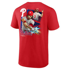Red Bryce Harper Philadelphia Phillies Anime Player T-Shirt