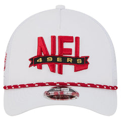 NFL 9FORTY A-Frame M-Crown Adjustable Trucker Hat - San Francisco 49ers Hats