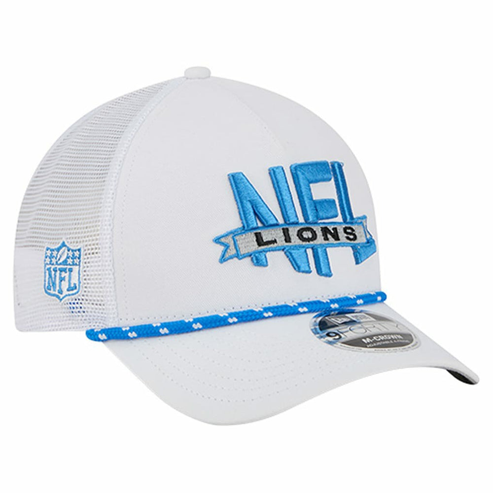 NFL 9FORTY A-Frame M-Crown Adjustable Trucker Hat - Detroit Lions Hats