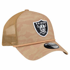 Wheat Camo 9FORTY Adjustable Hat - Las Vegas Raiders Hats