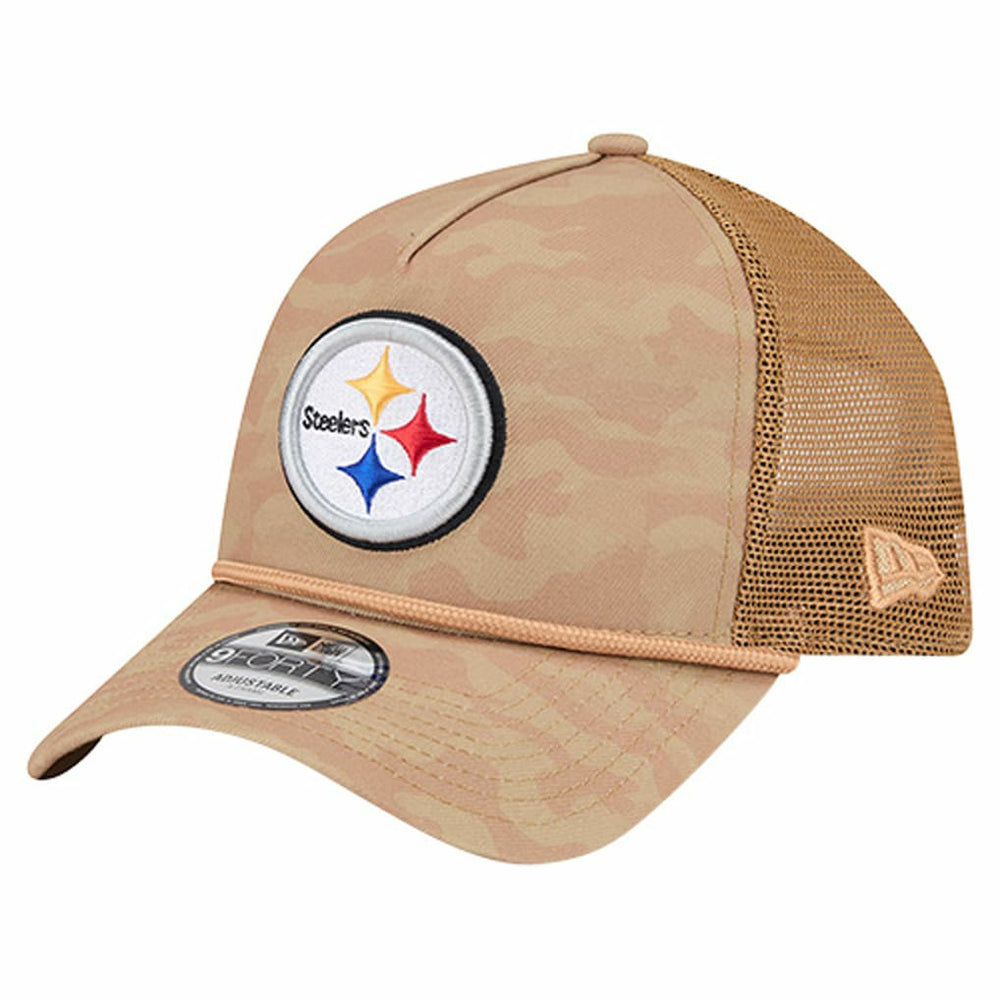 Wheat Camo 9FORTY Adjustable Hat - Pittsburgh Steelers Hats