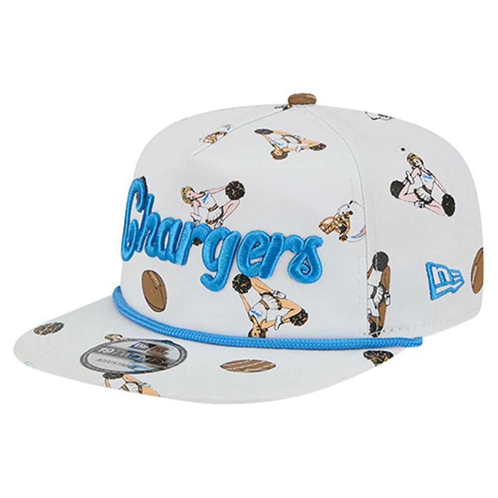 Team Cheer 19TWENTY Snapback Hat - Los Angeles Chargers Hats