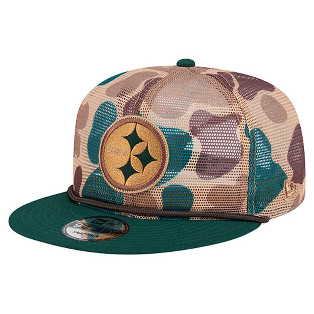 Duck Camo 9FIFTY Snapback Hat - Pittsburgh Steelers Hats