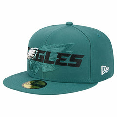 Overlap Wordmark 59FIFTY Fitted Hat - Philadelphia Eagles Hats