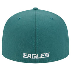 Overlap Wordmark 59FIFTY Fitted Hat - Philadelphia Eagles Hats