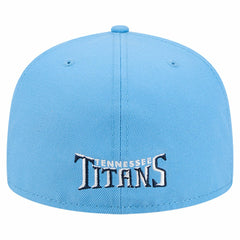 Overlap Wordmark 59FIFTY Fitted Hat - Tennessee Titans Hats
