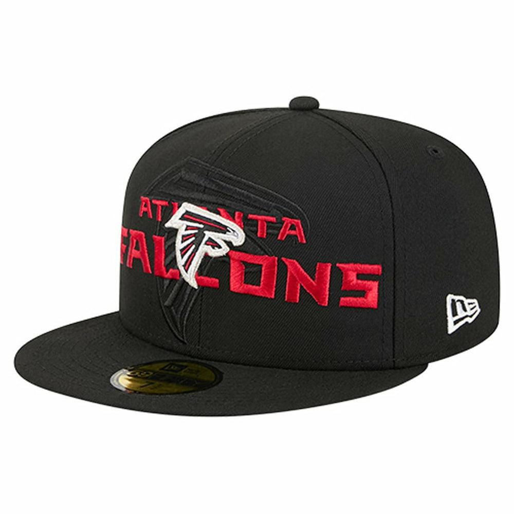 Overlap Wordmark 59FIFTY Fitted Hat - Atlanta Falcons Hats