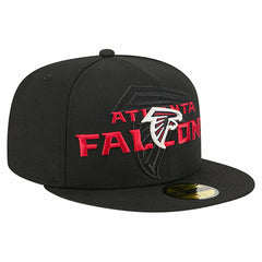 Overlap Wordmark 59FIFTY Fitted Hat - Atlanta Falcons Hats