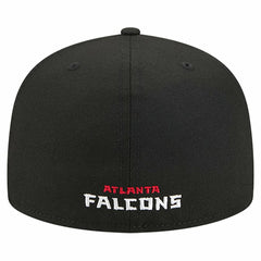 Overlap Wordmark 59FIFTY Fitted Hat - Atlanta Falcons Hats