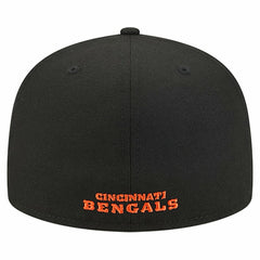 Overlap Wordmark 59FIFTY Fitted Hat - Cincinnati Bengals Hats
