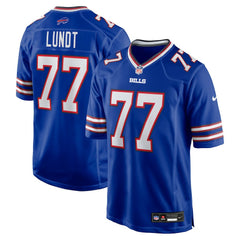 Chase Lundt Team Game Jersey - Buffalo Bills Jerseys