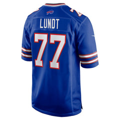 Chase Lundt Team Game Jersey - Buffalo Bills Jerseys
