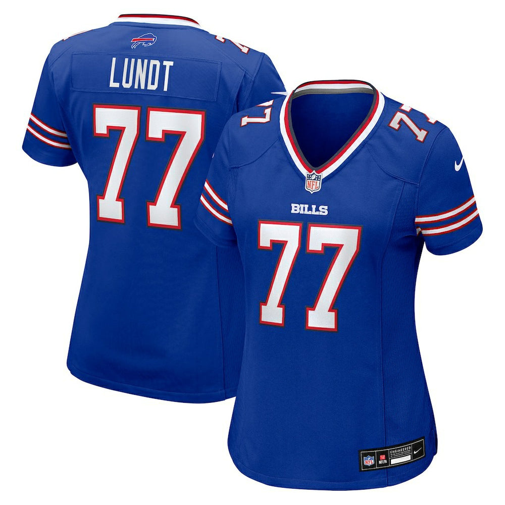 Chase Lundt Women's Team Game Jersey - Buffalo Bills Jerseys