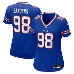 T.J. Sanders Women's Team Game Jersey - Buffalo Bills Jerseys