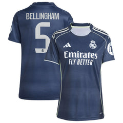 Jude Bellingham Real Madrid Women's 2025/26 Away Replica Player Jersey