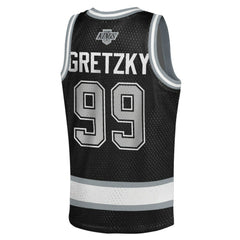 NHL Wayne Gretzky Los Angeles Kings Mitchell & Ness Youth Maxxed Out Fashion Basketball Jersey