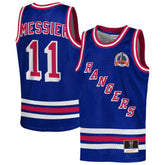 NHL Mark Messier New York Rangers Mitchell & Ness Youth Maxxed Out Fashion Basketball Jersey