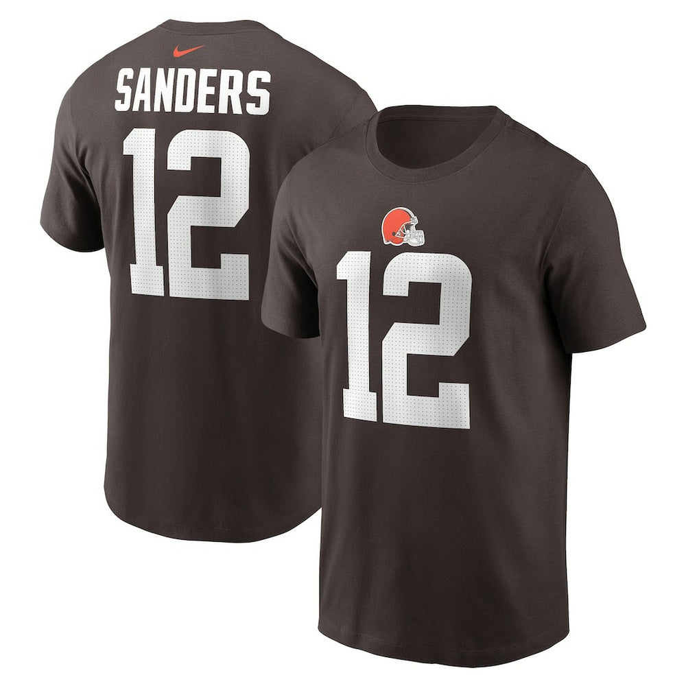 Shedeur Sanders 2025 NFL Draft Name & Number T-Shirt - Cleveland Browns T-shirts