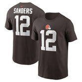Shedeur Sanders 2025 NFL Draft Name & Number T-Shirt - Cleveland Browns T-shirts