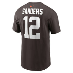 Shedeur Sanders 2025 NFL Draft Name & Number T-Shirt - Cleveland Browns T-shirts