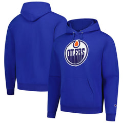 NHL Edmonton Oilers Champion Primary Logo 1-Hit Pullover Hoodie