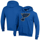 NHL St. Louis Blues Champion Primary Logo 1-Hit Pullover Hoodie