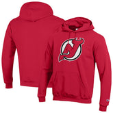 NHL New Jersey Devils Champion Primary Logo 1-Hit Pullover Hoodie