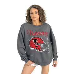 Gameday Couture Women's Ready to Rumble Premium Fleece Pullover Sweatshirt - Atlanta Falcons Pullover