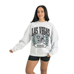 Gameday Couture Women's Heritage Premium Fleece Pullover Sweatshirt - Las Vegas Raiders Pullover