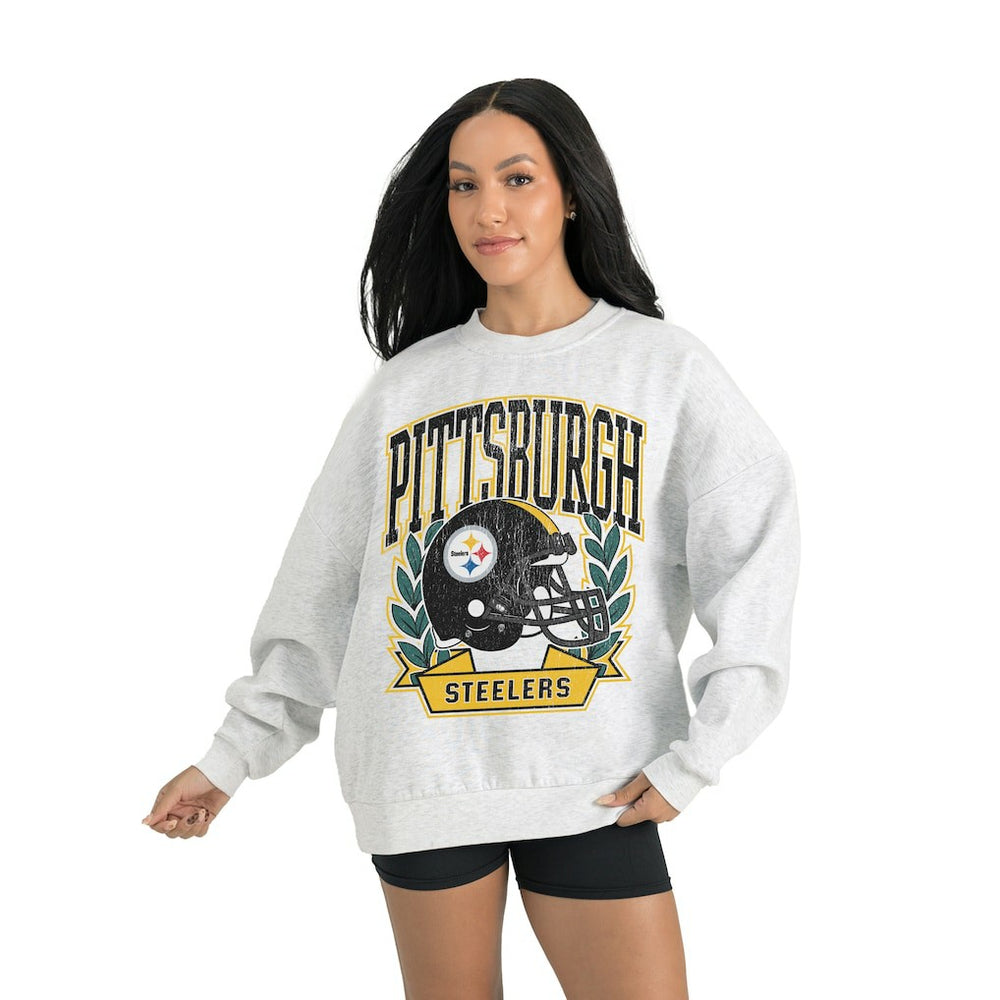Gameday Couture Women's Heritage Premium Fleece Pullover Sweatshirt - Pittsburgh Steelers Pullover