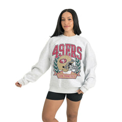 Gameday Couture Women's Heritage Premium Fleece Pullover Sweatshirt - San Francisco 49ers Pullover