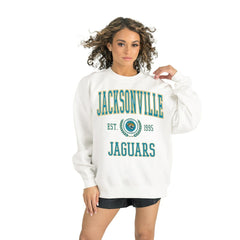 Gameday Couture Women's Timeless Triumph Premium Fleece Pullover Sweatshirt - Jacksonville Jaguars Pullover