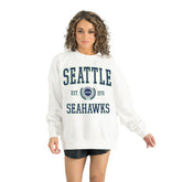 Gameday Couture Women's Timeless Triumph Premium Fleece Pullover Sweatshirt - Seattle Seahawks Pullover