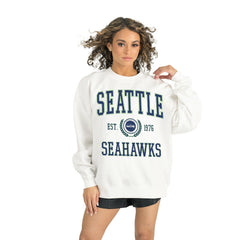 Gameday Couture Women's Timeless Triumph Premium Fleece Pullover Sweatshirt - Seattle Seahawks Pullover