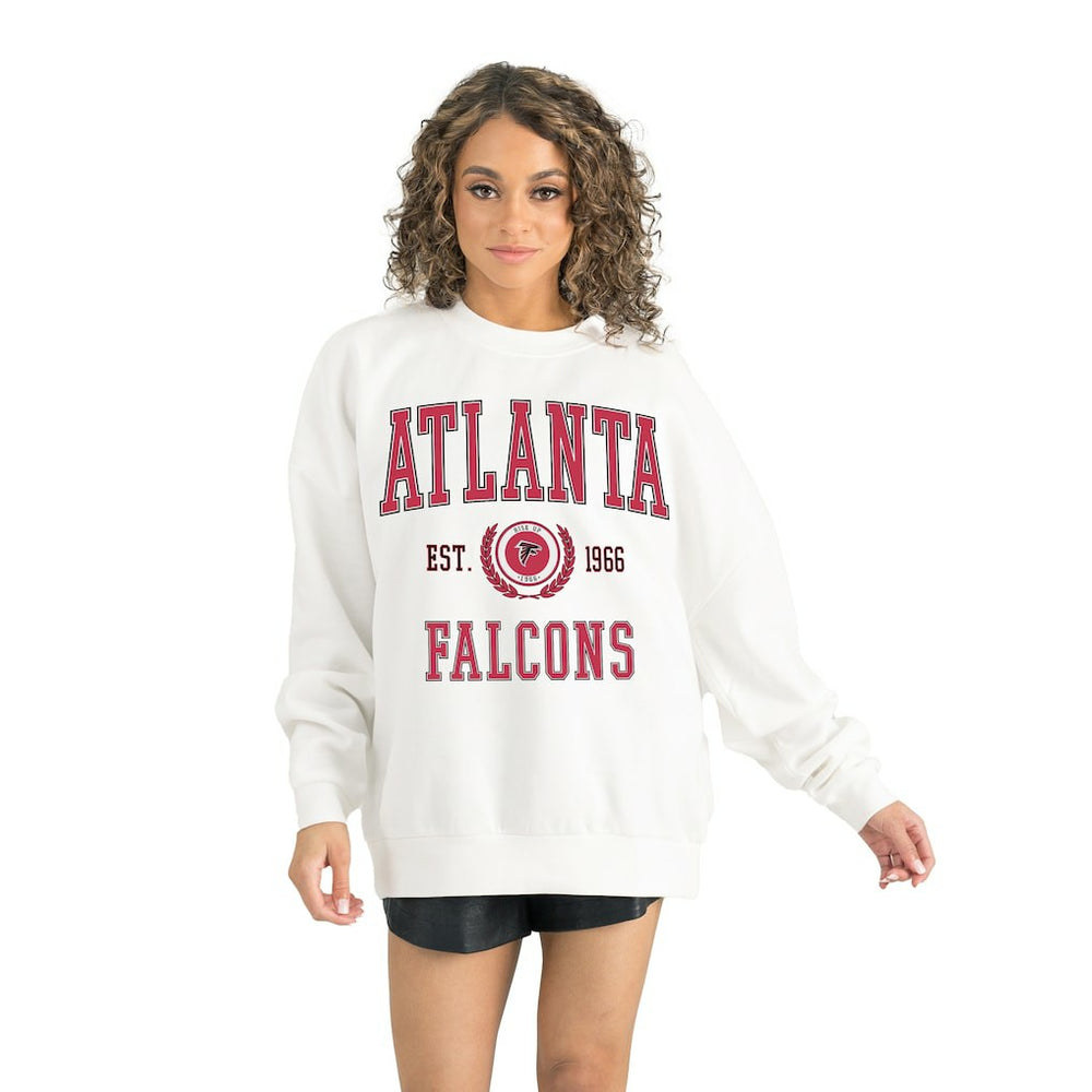 Gameday Couture Women's Timeless Triumph Premium Fleece Pullover Sweatshirt - Atlanta Falcons Pullover