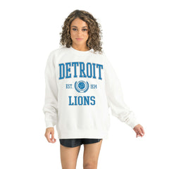Gameday Couture Women's Timeless Triumph Premium Fleece Pullover Sweatshirt - Detroit Lions Pullover