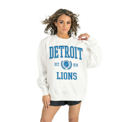 Gameday Couture Women's Timeless Triumph Premium Fleece Pullover Sweatshirt - Detroit Lions Pullover