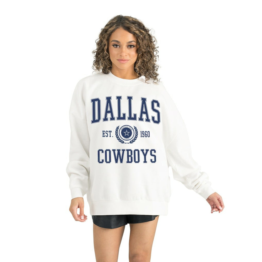 Gameday Couture Women's Timeless Triumph Premium Fleece Pullover Sweatshirt - Dallas Cowboys Pullover