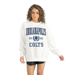 Gameday Couture Women's Timeless Triumph Premium Fleece Pullover Sweatshirt - Indianapolis Colts Pullover