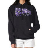 Black Colorado Rockies Starter Women's Fireworks Fleece Tri-Blend Pullover Hoodie