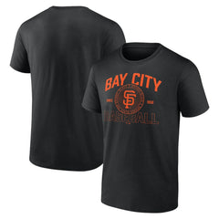 Black San Francisco Giants Bay City Baseball T-Shirt