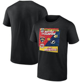 NHL Florida Panthers vs. Tampa Bay Lightning 2025 Stanley Cup Playoffs Rivalry Comic Pop T-Shirt