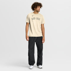 Natural Boston Red Sox Nike Wordmark Tri-Blend T-Shirt