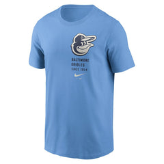 Light Blue Baltimore Orioles Nike Record Shattered T-Shirt
