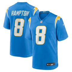 Omarion Hampton Team Game Jersey - Los Angeles Chargers Jerseys