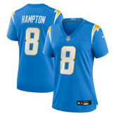 Omarion Hampton Women's Team Game Jersey - Los Angeles Chargers Jerseys