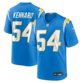 Kyle Kennard Team Game Jersey - Los Angeles Chargers Jerseys