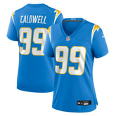 Jamaree Caldwell Women's Team Game Jersey - Los Angeles Chargers Jerseys