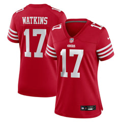 Jordan Watkins Women's Team Game Jersey - San Francisco 49ers Jerseys